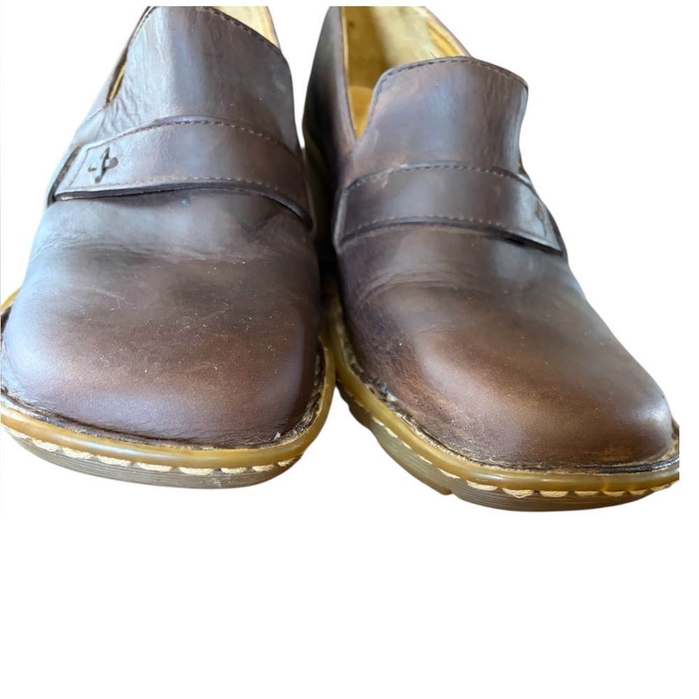Dr. Marten LITE Brown Leather Chunky Platform Shoe - Picture 3 of 10